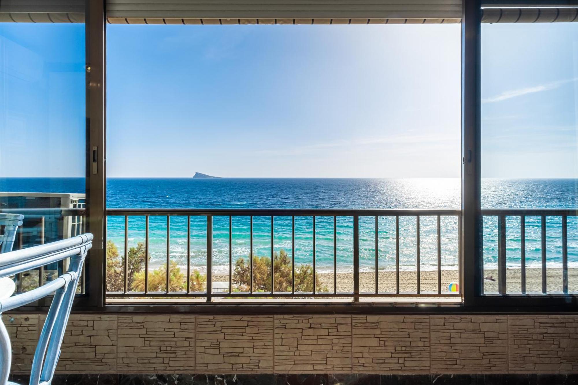 Benibeach 3-2-B Apartment Poniente Beach Benidorm Bagian luar foto