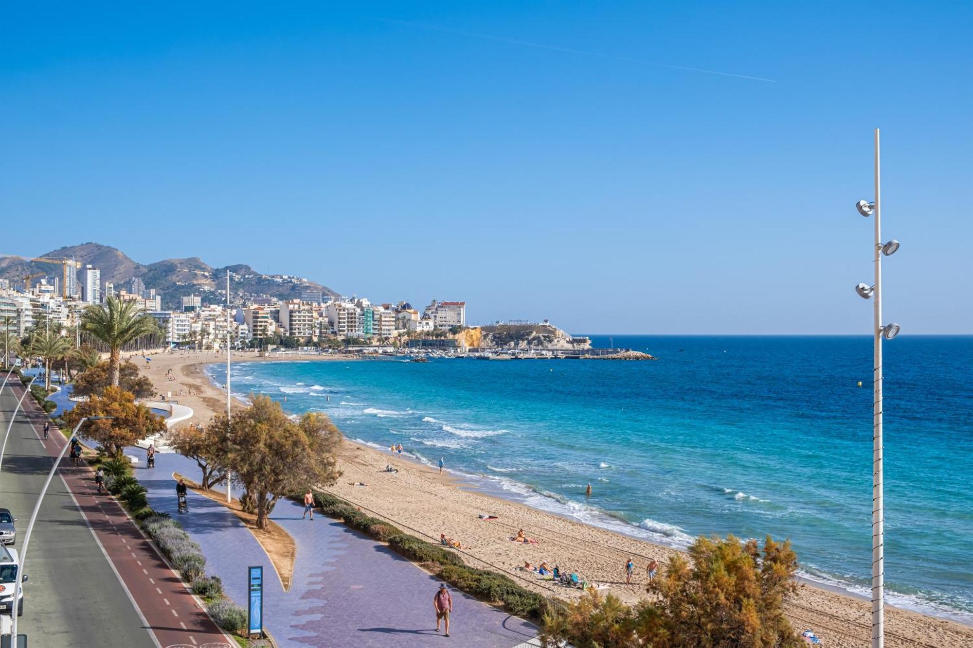 Benibeach 3-2-B Apartment Poniente Beach Benidorm Bagian luar foto
