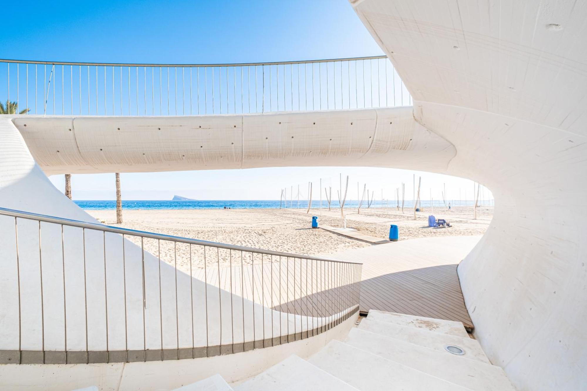 Benibeach 3-2-B Apartment Poniente Beach Benidorm Bagian luar foto
