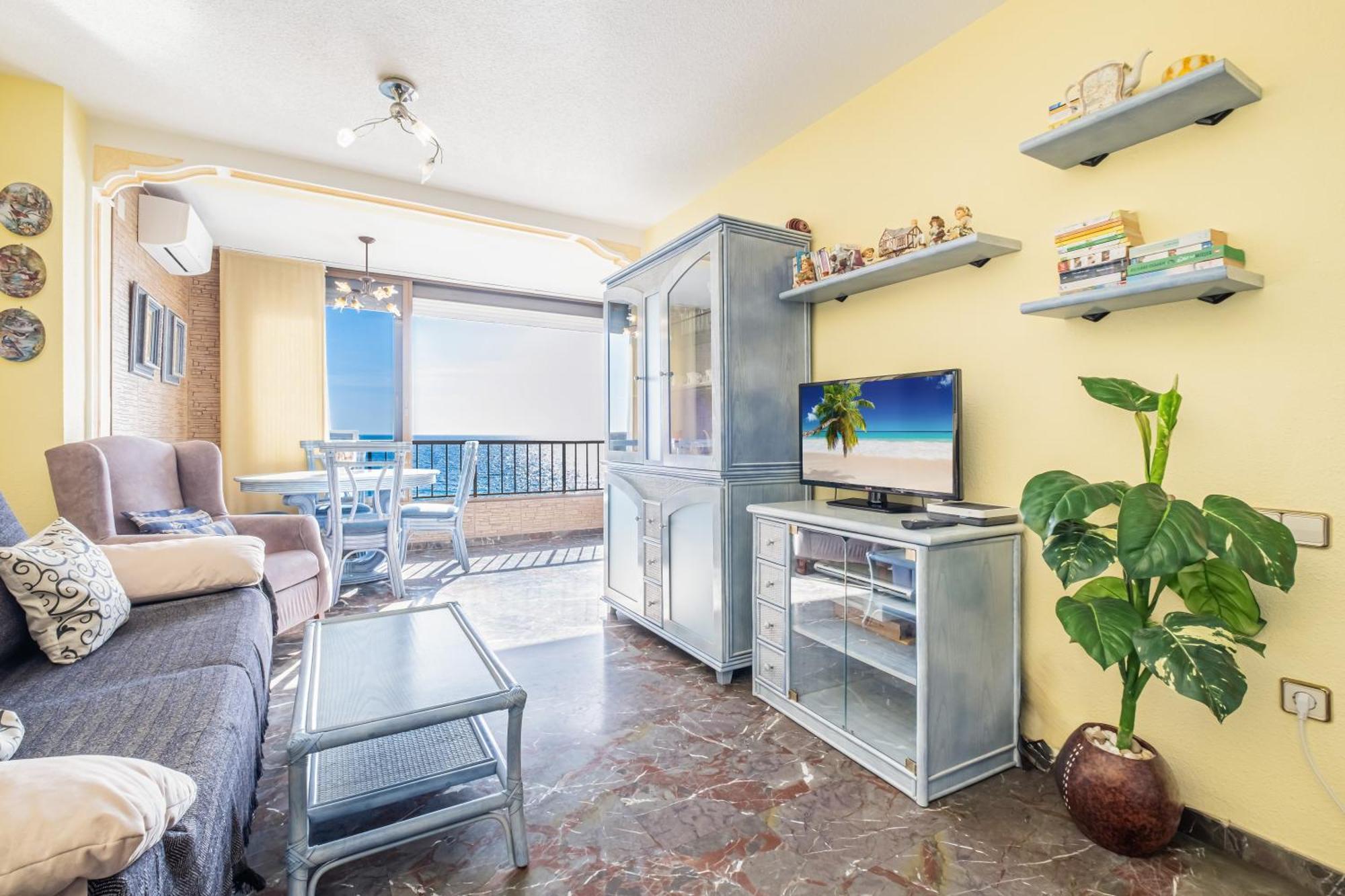 Benibeach 3-2-B Apartment Poniente Beach Benidorm Bagian luar foto