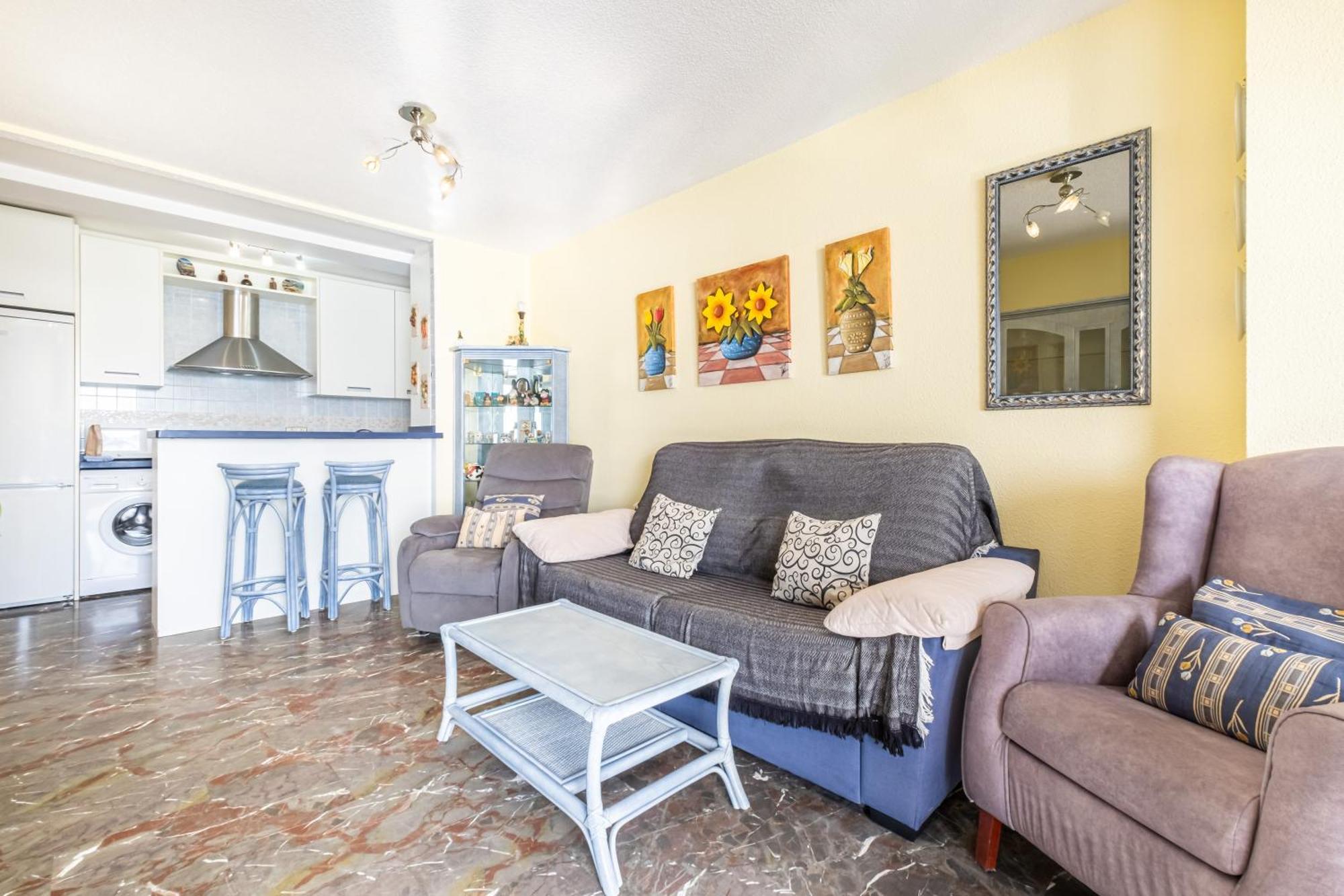 Benibeach 3-2-B Apartment Poniente Beach Benidorm Bagian luar foto