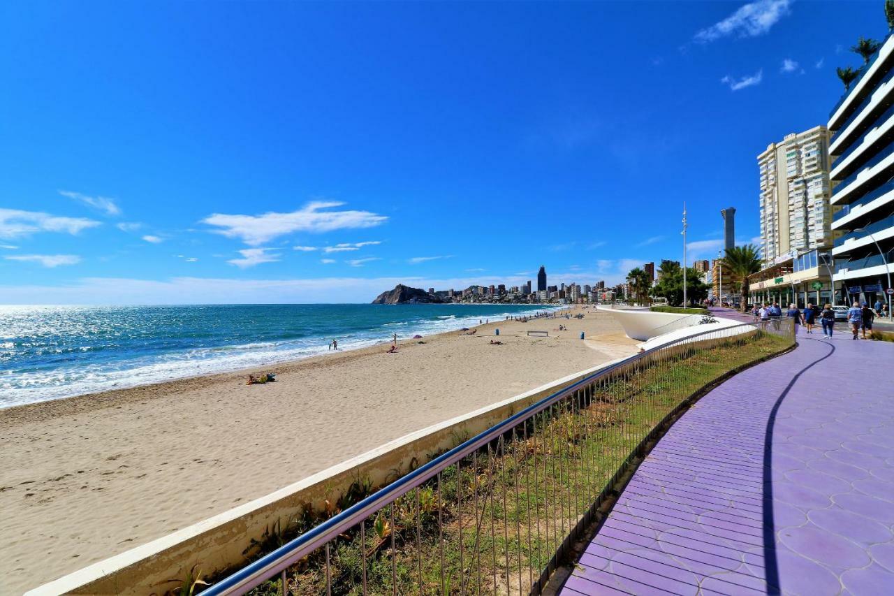 Benibeach 3-2-B Apartment Poniente Beach Benidorm Bagian luar foto